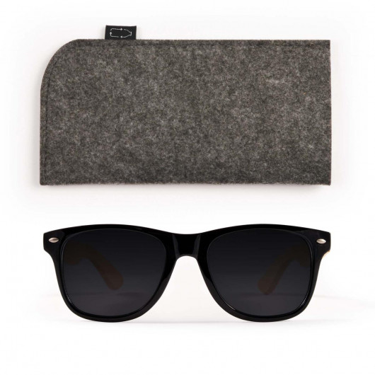 Promotional Stirling RPET Felt Sunglass Pouches Front